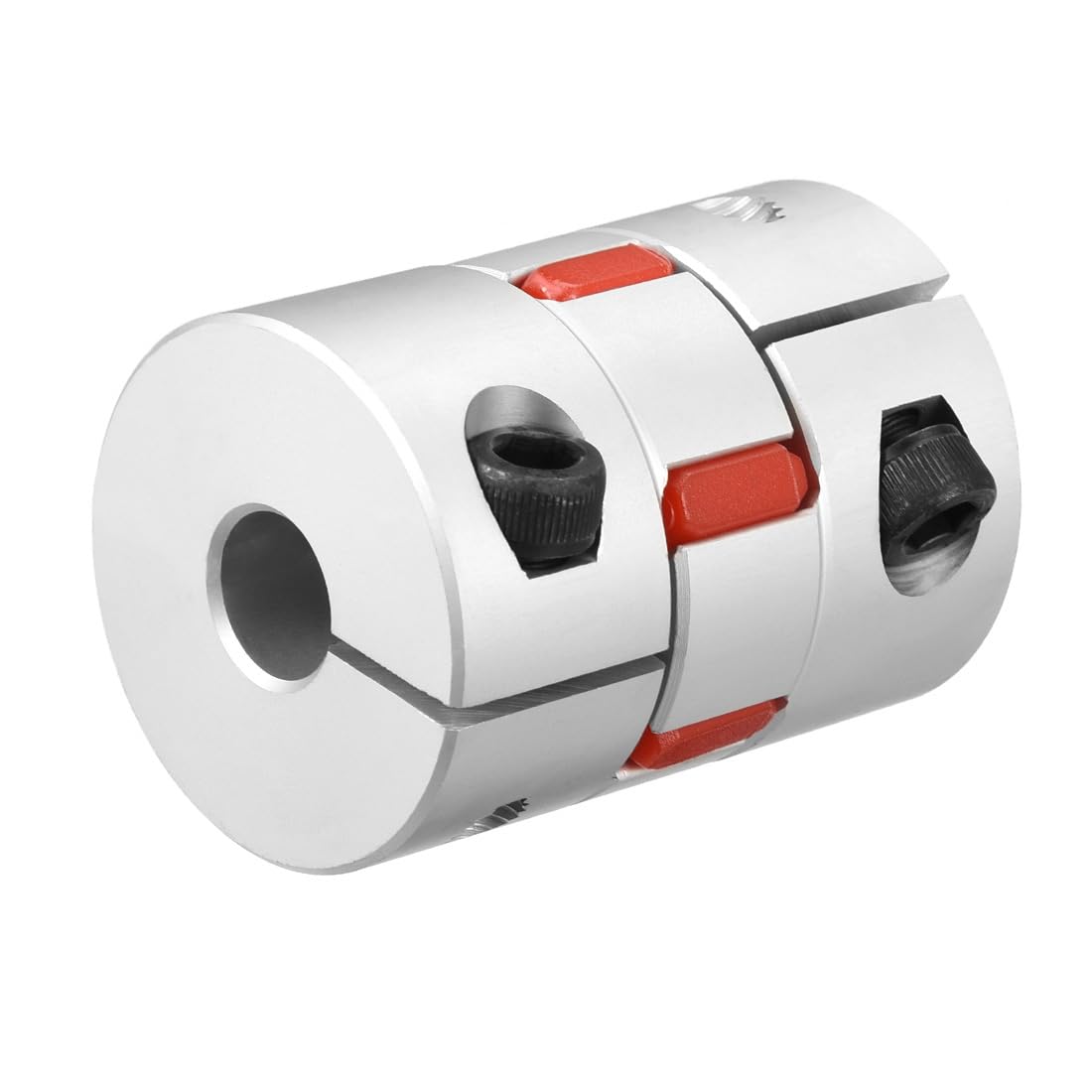 Sourcingmap Shaft Coupling 12mm to 14mm Bore L55xD40 Flexible Coupler Joint for Servo Stepped Motor