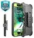 i-Blason Magma Series Case for iPhone 8 Plus 2017/iPhone 7 Plus, Heavy Duty Protection Full Body Bumper Case with Built-in Screen Protector, Includes Removable Beltclip Holster (MetallicGreen)