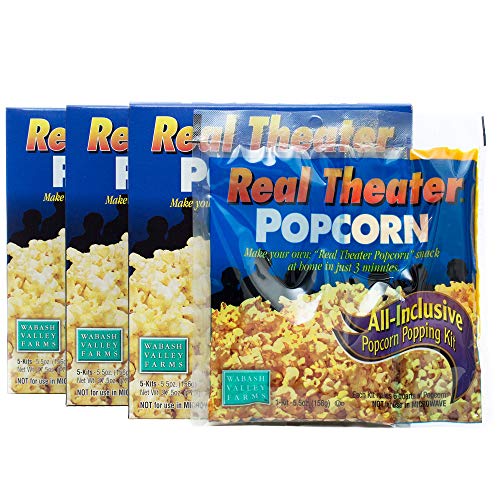 Wabash Valley Farms All Inclusive Popping Kits - Real Theater Popcorn - 5 Kit - 3 Pack - Thumbnail 6