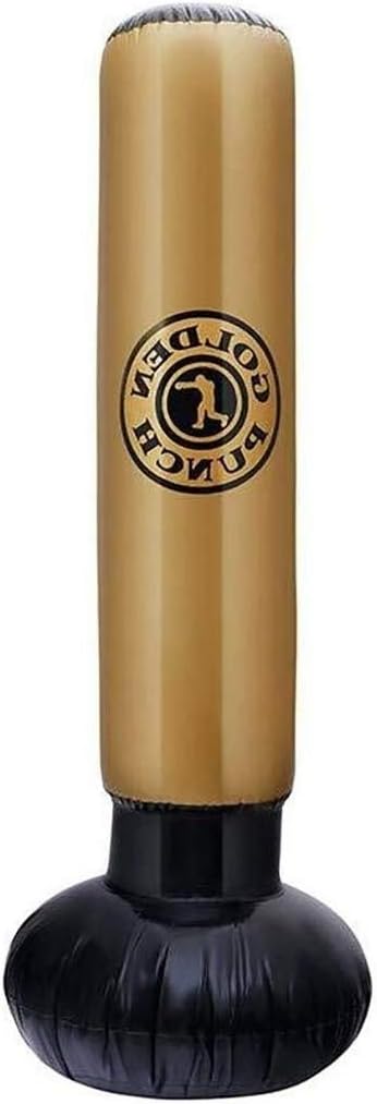 GSPT Inflatable Punching Bag, Freestanding Waterproof Impact Resistance Heavy Boxing Bags Easy Assemble Sandbags for Office Home Woman Men Kids Fitness Stress Reliever (Size : 160x60cm)