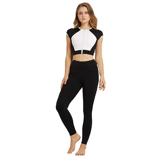 Conjuntos de ropa deportiva para mujer Otoño Invierno Blanco ...