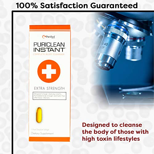 Wellgenix Puriclean Instant Detox Softgel Extra Strength Cleansing