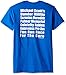 T-Line Men's The Office TV Series Fun Run Graphic T-Shirt, Royal Blue, Medium