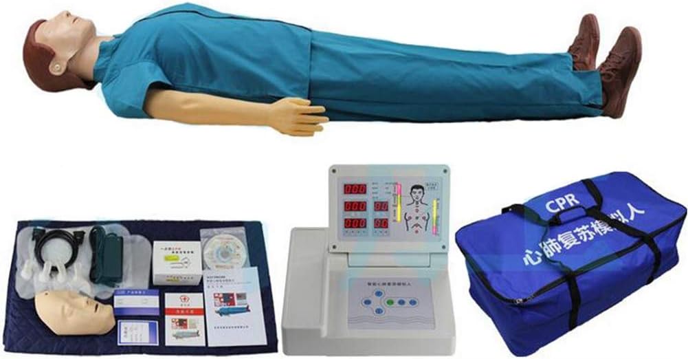 JIN Full Body Manikin CPR First Aid Training, Used in Educational Teaching Research Dummy Simulator Training Manikin