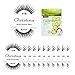 12X #138 Christina 100% Human Hair Fake Eyelashes