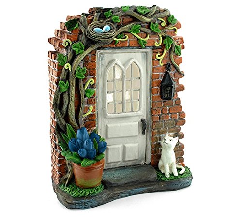 Miniature Fairy Garden "The Rectory" Solar Fairy Door