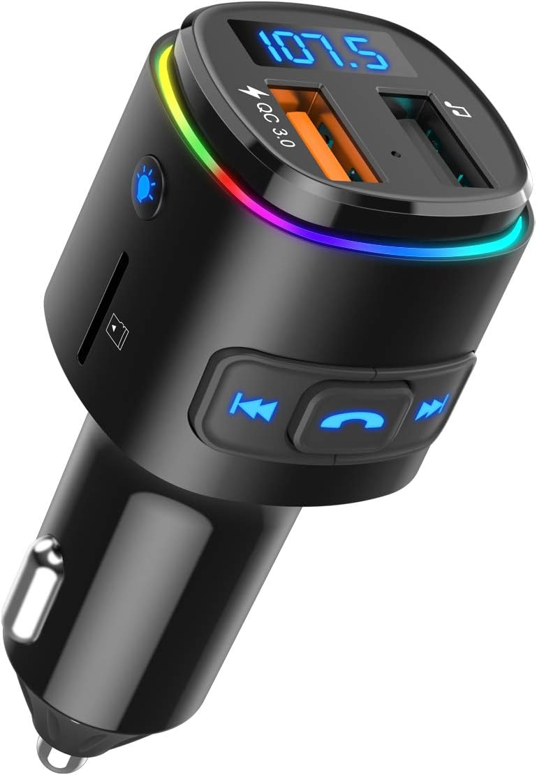 FM Transmitter Car, ORIA Bluetooth Wireless Radio Amazon.co.uk