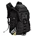 IDOGEAR 40L Tactical Backpack Molle Assault Pack 900D Nylon Water Resistant Shoulder Bag Travelling Airsoft Backpacks (B: Black)