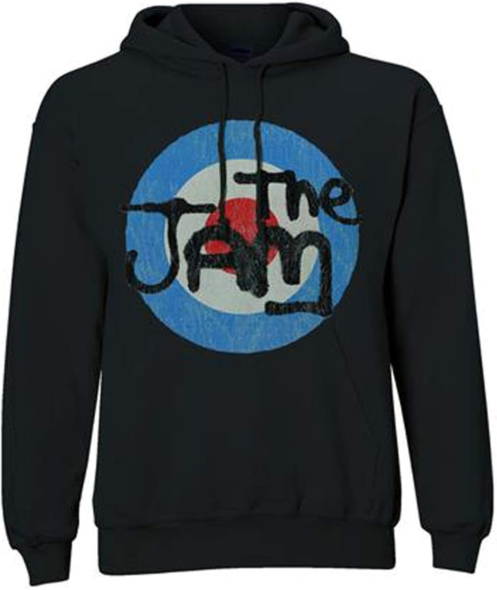 The Jam Target Logo Official Unisex Hoodie Hooded Top (Small) Black