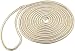 Shoreline Marine Double Braided Nylon Dock Line, Single, 1/2" x 25', Gold/White primary