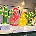 QiaoFei LED Palm Tree Light,Cute Coconut Tree Night Table Lamp Light for Kids' Room Bedroom Gift Party Home Wall Office Decorations Green