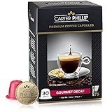Decaf Espresso Capsules Compatible with Nespresso - 30 CARTER PHILLIP Premium Coffee Capsules Compatible with OriginalLine Nespresso Capsules Machines - Delicious Alternative to Nespresso Pods