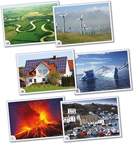 Wildgoose Education WG1611 Geography Photo Card (Pack of 40)