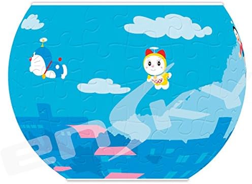 Amazon 80 4ピース ジグソーパズル アートボウルジグソー ドラえもん 空の散歩 ジグソーパズル おもちゃ