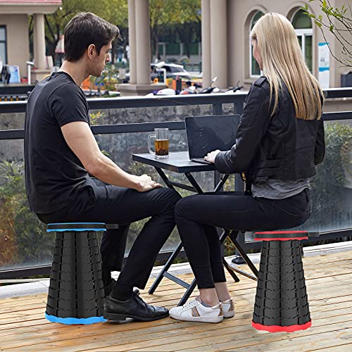 SUGUTEE Portable Collapsible Retractable Telescoping Stool for Adults