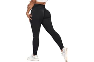 INSTINNCT Womens Yoga Pants Seamless High Waist Butt Push up Tummy Control Gym Sport Workout Leggings