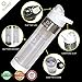 Water Bottle with Fruit Infuser, Bonus 2For1 :: Bottom Infusers :: Flip-Top Lids :: Strong Lightweight Tritan Plastic :: Portable Slim Design :: BPA Free :: Superior Lifetime Peace-of-Mind (24oz x 2)