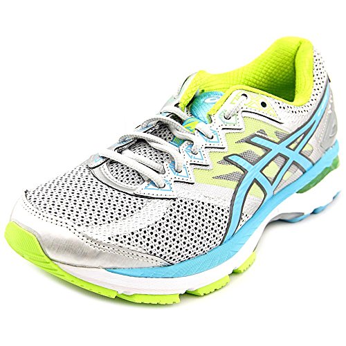 Asics GT 2000 4 Running Shoes - Womens (6, Silver Turquoise Lime Punch)