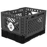 Bigant Heavy Duty Collapsible & Stackable Plastic