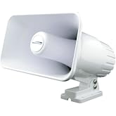 Speco 4 x 6 Weatherproof PA Speaker Horn - White