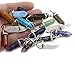Wholesale 16PCS Assorted Nature Hexagonal Quartz Stone Pendants Healing Reiki Chakra Point Charms Bulk for Jewelry Making