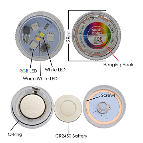 2 Submersible+Operated+Waterproof+Underwater+Centerpieces