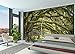 GREAT ART Large Photo Wallpaper – Oak Avenue – Picture Decoration Landscape Summer Forest Mystic Oaks Quercus Fairy Tale Alley Park Branches Image Decor Wall Mural (132.3x93.7in - 336x238cm)