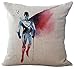Fyon Superhero 4-Pack Cushion Covers Decorative Throw Pillow Cases for Sofa,Home,car 18x18inch -D