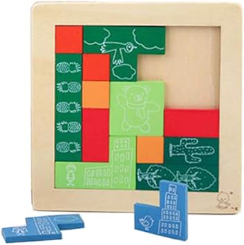 puzzle de madera cuadrado