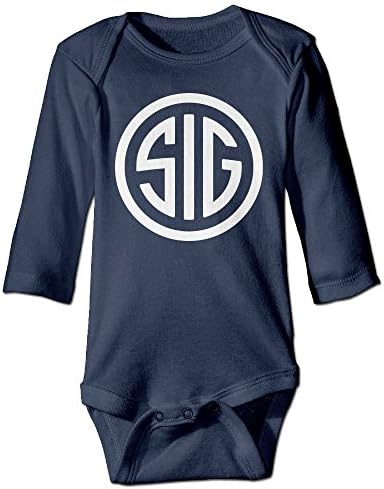 Classic Logo SIG SAUER Logo Funny Cute Baby Onesie Bodysuit Toddler Clothes Longsleeve