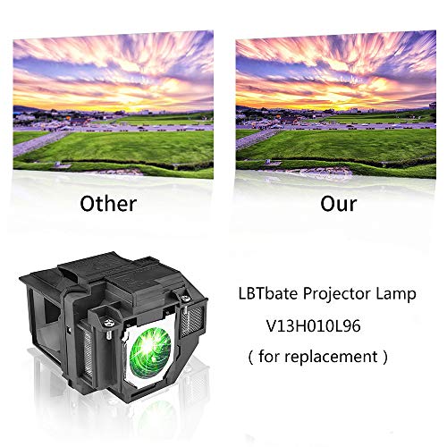 LBTbate Projector Lamp Bulb Epson ELPLP96/V13H010L96 for 1060, Pro EX9220, VS355, Home Cinema 660, Pro EX7260, VS350, EX3260 Lamp Bulb Replacement