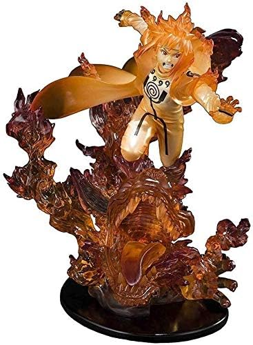 Rfeifei Anime figure Minato Namikaze -Kurama- Kizuna Relation - Nine-tailed Feng Shui Gate Statue - High 20CM - Collectible Model Toy for Car Home Deco Collection
