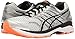 ASICS Men's Gt-2000 5 Running Shoe, Silver/Black/Hot Orange, 9 M US