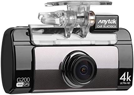 16GB TF Card+ Anytek@ WIFI Car Dash Cam, Ultra HD 2160P 2.7" LCD 170°Wide Angle 4K Touch Screen Dashboard Camera Front & Rear GPS Video Recorder Camera, G-Sensor, Loop Recording, Super-Capacitor