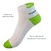 Rbenxia 4 Pair Silicone Dot Cotton Non Slip Skid Yoga Pilates Socks with Grips Cotton for Women Full Toe Low Cut Non Skid Barre Socks for Studio Hospital Sports Fitness Training One Size