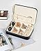 Jewelry Box for Women, Leather Jewelry Storage Box Necklace Organizer and Earring Bracelet Ring Holder Case with Removable Dividers