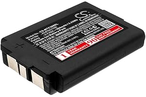 Nvobry Replacement Battery for 3 M TAC300 TAC500 TAC300-OTH, P/N ALPHA1100 (900mAh) Li-ion