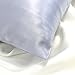 Spasilk Pure Silk Pillowcase, Charmeuse Silk Pillowcase, Hypoallergenic, Queen Sized, Silver