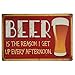 Beer Tin Sign Retro Decoration for Home Bar 6pcs
