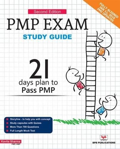 PMP EXAM Study Guide....21 Days Plan to Pass PMP Paperback – 1 November 2016