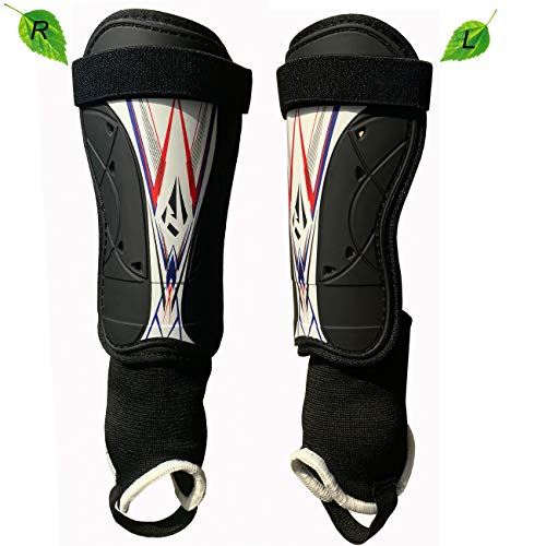 Soccer Football shin Guards with Low-Profile Flexible Super Protection,Great for Adult,Youth, Junior,Size Medium