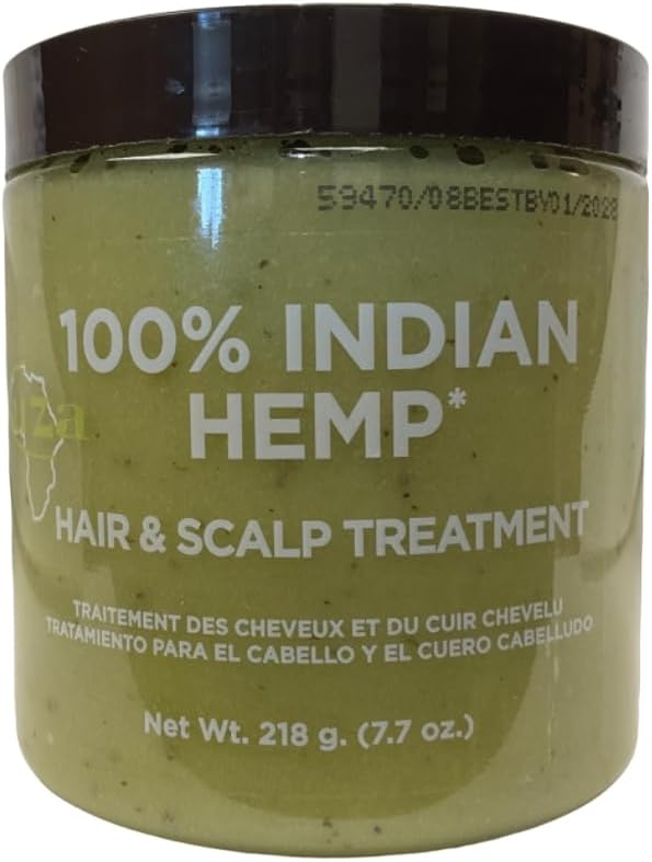 Kuza Indian Hemp Hair Scalp Treatment 8 Oz for Dryness Daily Use