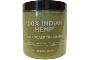 Kuza 100% Indian Hemp Hair & Scalp Treatment, 7.7oz – Improves Dry Hair and Scalp