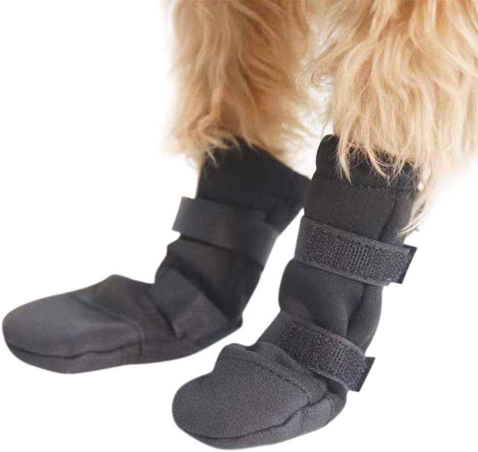 Savlot Dog Paw Protector Pet Dirty-proof Operation Foots Cover Dog Support Brace For Leg Ankle Joint Wrap Prevents Injury Dog Foot Protection 2Pcs