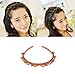 AKOAK Punk Gothic Coffee Hair Styling Twist Clip Barrette Braid Tool Magic Hair Accessories Party Casual Headband for Women Girls