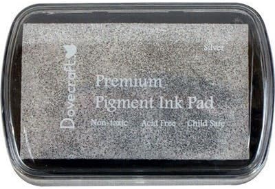 Dovecraft Pigment Ink Pads - Rectangular, Acid Free, Silver