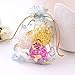 Wudygirl 100 PCS Organza Bags 3.54X4.72 inches Small Jewelry Bags with Drawstring Wedding Christmas Party Lavender Sachets Soaps Marbles Coins Bag (Mix Heart)