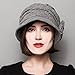 Maitose™ Women's Decorative Flowers Wool Beret