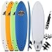 SBBC - 7’ Soft Top Surfboard - || 7ft Ruccus || - Fun Performance Foam Surfboards | Great Surf Boards All Surfing Skill Levels