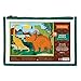 Mudpuppy Mighty Dinosaurs Pouch Puzzle, 12 Extra Thick Colorful Pieces, 14”x11” – Great for Kids Age 3+ – Perfect for Travel – Helps Develop Hand-Eye Coordination - Packaged in Secure, Reusable Pouch
